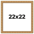 thumbnail image 1 of 22x22 Frame Gold Real Wood Picture Frame Width 1.5 inches | Interior Frame Depth 0.5 inches |, 1 of 8