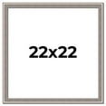 thumbnail image 1 of 22x22 Frame Grey Real Wood Picture Frame Width 1.25 inches | Interior Frame Depth 0.5 inches | Hans, 1 of 8