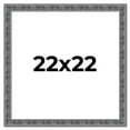 thumbnail image 1 of 22x22 Frame Silver Black Rustic Sonoma Solid Wood Picture Frame | 1.5 Inch Moulding Width |, 1 of 8