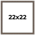 thumbnail image 1 of 22x22 Frame Silver Real Wood Picture Frame Width 1.25 Inches | Interior Frame Depth 0.5 Inches |, 1 of 8