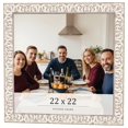 thumbnail image 1 of 22x22 Frame White Real Wood Picture Frame Width 1.5 inches | Interior Frame Depth 0.5 inches |, 1 of 8