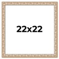 thumbnail image 1 of 22x22 Frame White Real Wood Picture Frame Width 1.5 inches | Interior Frame Depth 0.5 inches |, 1 of 8