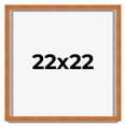 thumbnail image 1 of 22x22 Shadow Box Frame Brown | 0.875 Inches Deep Real Wood Contemporary Shadowbox Display Frame |, 1 of 6