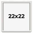 thumbnail image 1 of 22x22 Shadow Box Silver Brushed Striped Display Frame | 1.625 Inches Deep | 1 Inch Moulding Width |, 1 of 8