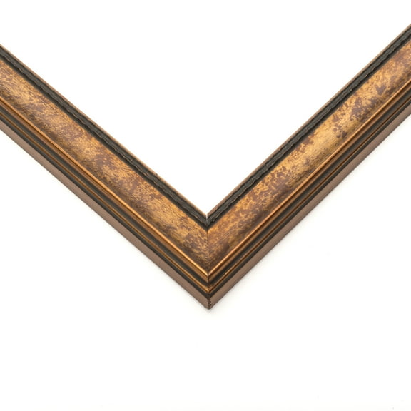 22x22 Slim Profile Gold Picture Frame - UV Acrylic, Foam Board Backing, Hanging Hardware