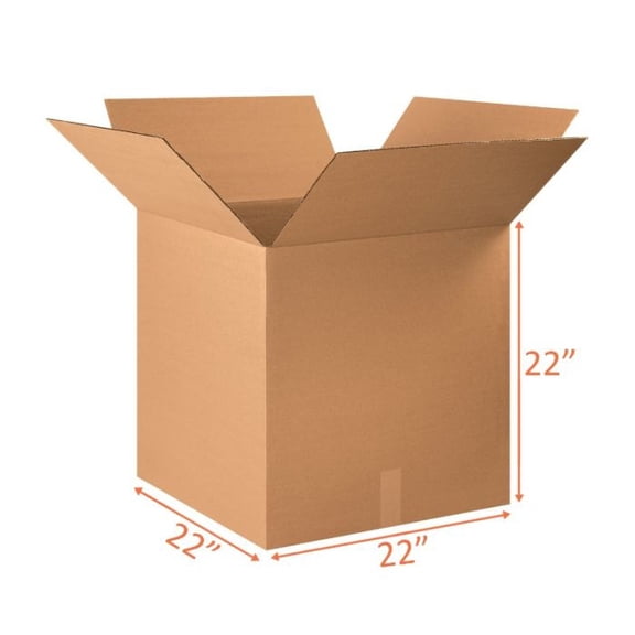 22x22x22 Double Wall Shipping and Packing Box (1 Pack)