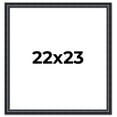 thumbnail image 1 of 22x23 Frame Black Real Wood Picture Frame Width 1.25 inches | Interior Frame Depth 0.5 inches |, 1 of 8