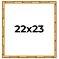 thumbnail image 1 of 22x23 Frame Gold Bamboo Solid Wood Picture Frame | 1 Inch Moulding Width | Interior Frame Depth, 1 of 8