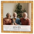 thumbnail image 1 of 22x23 Frame Gold Bamboo Solid Wood Picture Frame | 1 Inch Moulding Width | Interior Frame Depth, 1 of 8