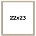thumbnail image 1 of 22x23 Frame Grey Solid Wood Picture Frame Width 1 Inches | Interior Frame Depth 0.5 Inches |, 1 of 8