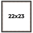 thumbnail image 1 of 22x23 Frame Silver Real Wood Picture Frame Width 1.25 Inches | Interior Frame Depth 0.75 Inches |, 1 of 8