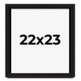 thumbnail image 1 of 22x23 Shadow Box Black Solid Wood Display Picture Frame | 1 Inch Rabbet Depth | | 1.375 Inch, 1 of 4