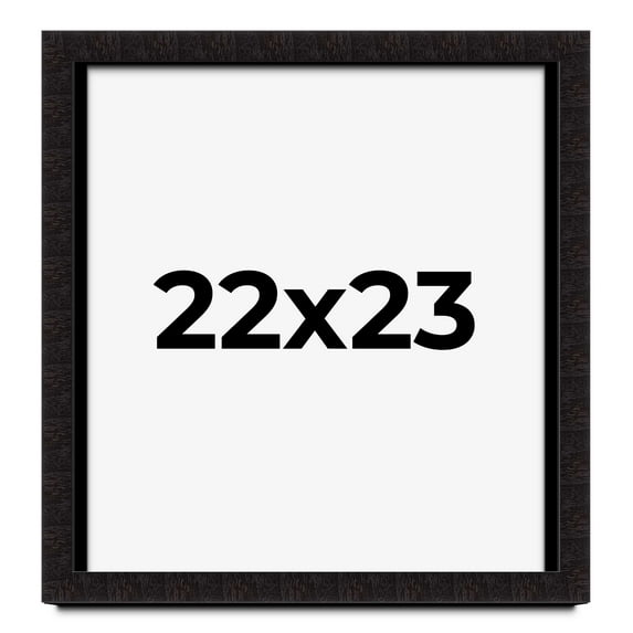 22x23 Shadow Box Black Solid Wood Display Picture Frame | 1 Inch Rabbet Depth | | 1.375 Inch