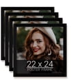 thumbnail image 1 of 22x24 Black Picture Frame for Puzzles Posters Photos or Artwork, Set of 4, 1 of 5