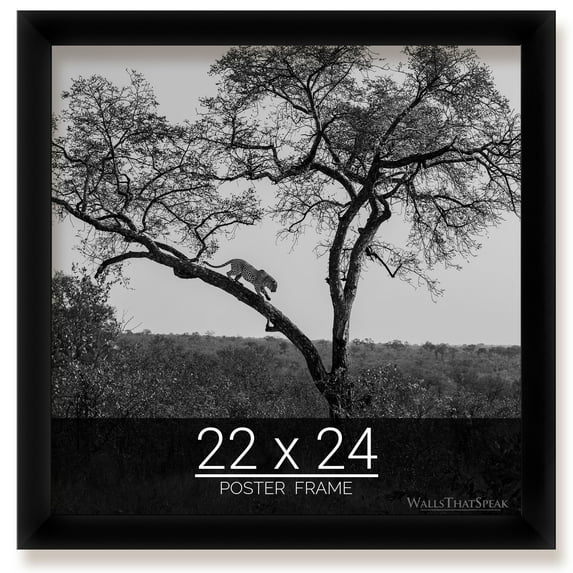 22x24 Black Picture Frame for Puzzles Posters Photos or Artwork