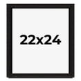 thumbnail image 1 of 22x24 Shadow Box Black Solid Wood Display Picture Frame | 1 Inch Rabbet Depth | | 1.375 Inch, 1 of 4
