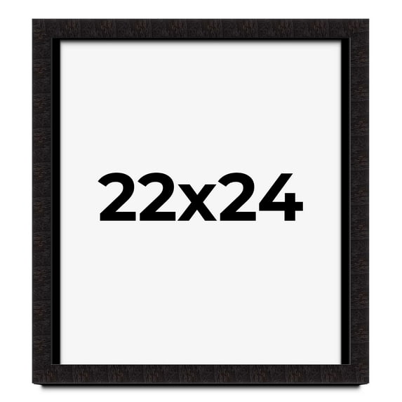 22x24 Shadow Box Black Solid Wood Display Picture Frame | 1 Inch Rabbet Depth | | 1.375 Inch