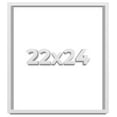thumbnail image 1 of 22x24 Shadow Box Frame White | 1 Inches Deep Real Wood Contemporary Shadowbox Display Frame | UV, 1 of 6