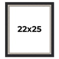 thumbnail image 1 of 22x25 Frame Black Real Wood Picture Frame Width 2.25 Inches | Interior Frame Depth 0.5 Inches |, 1 of 8