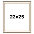 thumbnail image 1 of 22x25 Frame Gold Silver Plein Aire 2" Inch Wide Moulding Solid Wood Picture Frame | Modena, 1 of 8