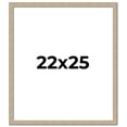thumbnail image 1 of 22x25 Frame Grey Solid Wood Picture Frame Width 1 Inches | Interior Frame Depth 0.5 Inches |, 1 of 8