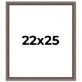 thumbnail image 1 of 22x25 Frame Silver Real Wood Picture Frame Width 1.25 Inches | Interior Frame Depth 0.5 Inches |, 1 of 8