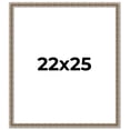 thumbnail image 1 of 22x25 Frame Silver Versailles Ornate Solid Wood Picture Frame | 1 Inch Moulding Width | Interior, 1 of 8