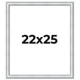 thumbnail image 1 of 22x25 Frame Sterling Silver Solid Wood Picture Frame | 1.25 Inch Moulding Width | 0.75 Inch, 1 of 8