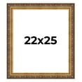 thumbnail image 1 of 22x25 Frame Vintage Gold Solid Wood Picture Frame | 2.5 Inch Moulding Width | Ornate Bronze Museo, 1 of 8