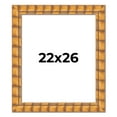thumbnail image 1 of 22x26 Frame Beige Real Wood Picture Frame Width 3 inches | Interior Frame Depth 0.5 inches |, 1 of 8