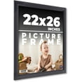 thumbnail image 1 of 22x26 Frame Black Passaggi Solid Wood Picture Frame Width 1.5 Inches | Interior Depth 0.5 Inches |, 1 of 8