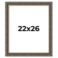 thumbnail image 1 of 22x26 Frame Black Real Wood Picture Frame Width 2 inches | Interior Frame Depth 0.5 inches | Fitz, 1 of 8