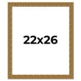 thumbnail image 1 of 22x26 Frame Black and Gold Distressed Solid Wood Sonoma Picture Frame | 1.625 Inch Moulding Width |, 1 of 8