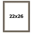thumbnail image 1 of 22x26 Frame Brown Solid Wood Picture Frame | 1.75 Inch Moulding Width | Austin Frame Complete with, 1 of 8
