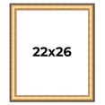 thumbnail image 1 of 22x26 Frame Gold Plein Aire Solid Wood Picture Frame Width 2 Inches | Interior Frame Depth 0.5, 1 of 8