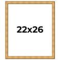 thumbnail image 1 of 22x26 Frame Gold Rustic Solid Wood Picture Frame | 1.25 Inch Wide Moulding | Rustique Gold, 1 of 8