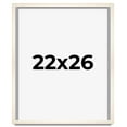 thumbnail image 1 of 22x26 Shadow Box Cream of Wheat White Washed Display Frame | 0.875 Inches Deep Solid Wood Shadowbox, 1 of 8