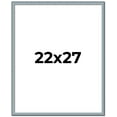 thumbnail image 1 of 22x27 Frame Blue Scuffed Farm Board Solid Wood Picture Frame Width 0.75 Inches | Interior Depth 0.5, 1 of 8