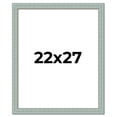 thumbnail image 1 of 22x27 Frame Blue Teal Distressed Solid Wood Picture Frame | 1.625 Inch Moulding Width | Sonoma Blue, 1 of 8