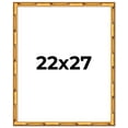 thumbnail image 1 of 22x27 Frame Gold Bamboo Solid Wood Picture Frame | 1 Inch Moulding Width | Interior Frame Depth, 1 of 8