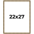 thumbnail image 1 of 22x27 Frame Gold Kingsley Distressed Solid Wood Picture Frame Width 0.75 Inches | Interior Frame, 1 of 8