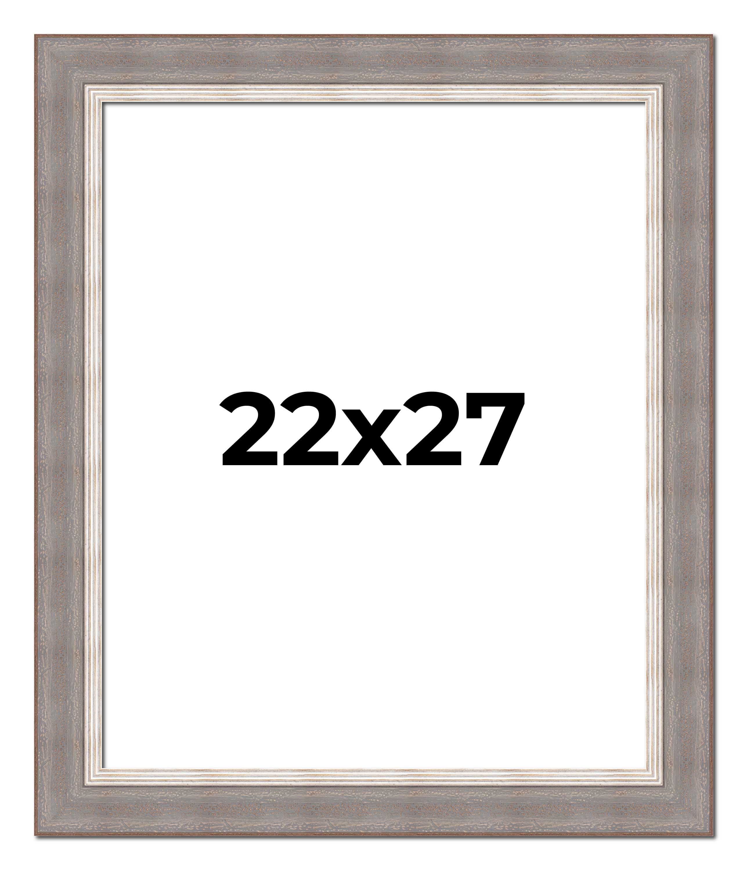 22x27-Frame-Grey-Real-Wood-