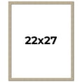 thumbnail image 1 of 22x27 Frame Grey Solid Wood Picture Frame Width 1 Inches | Interior Frame Depth 0.5 Inches |, 1 of 8