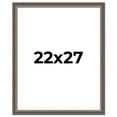 thumbnail image 1 of 22x27 Frame Silver Real Wood Picture Frame Width 1.25 Inches | Interior Frame Depth 0.5 Inches |, 1 of 8