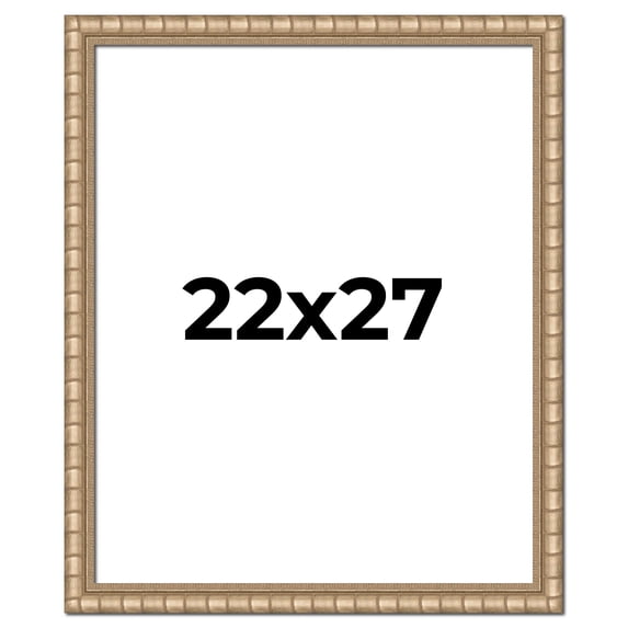22x27 Frame Silver Real Wood Picture Frame Width 1.5 inches | Interior Frame Depth 0.5 inches |