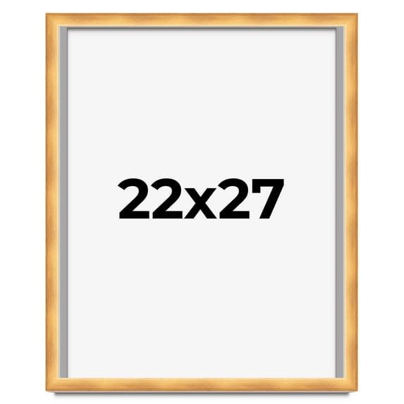 22x27 Shadow Box Bronze Cross-Brushed Display Frame | 1.625 Inches Deep Solid Wood | UV Resistant