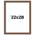 thumbnail image 1 of 22x28 Dark Brown Bamboo Real Wood Picture Frame Width 1.5 inches | Interior Frame Depth 0.5 inches, 1 of 8
