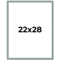 thumbnail image 1 of 22x28 Frame Blue Scuffed Farm Board Solid Wood Picture Frame Width 0.75 Inches | Interior Depth 0.5, 1 of 8