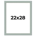 thumbnail image 1 of 22x28 Frame Blue Teal Distressed Solid Wood Picture Frame | 1.625 Inch Moulding Width | Sonoma Blue, 1 of 8