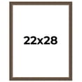 thumbnail image 1 of 22x28 Frame Golden Caramel Solid Wood Bronze Picture Frame | 1.25 Inch Moulding Width | 0.5 Inch, 1 of 8